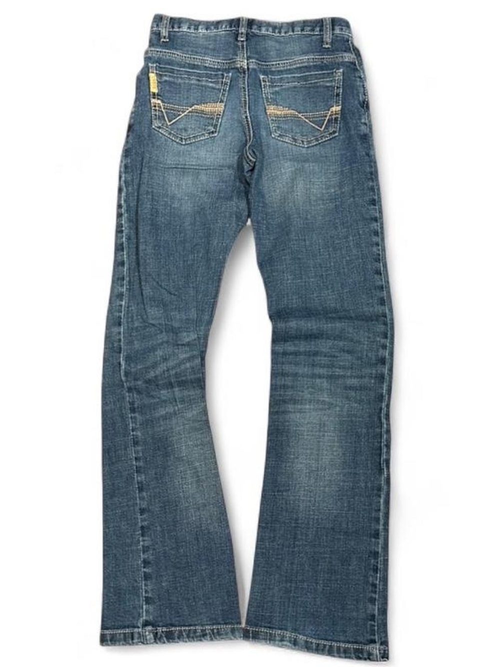 Y2K Cinch Western Embroidered Low Rise Bootcut Jeans